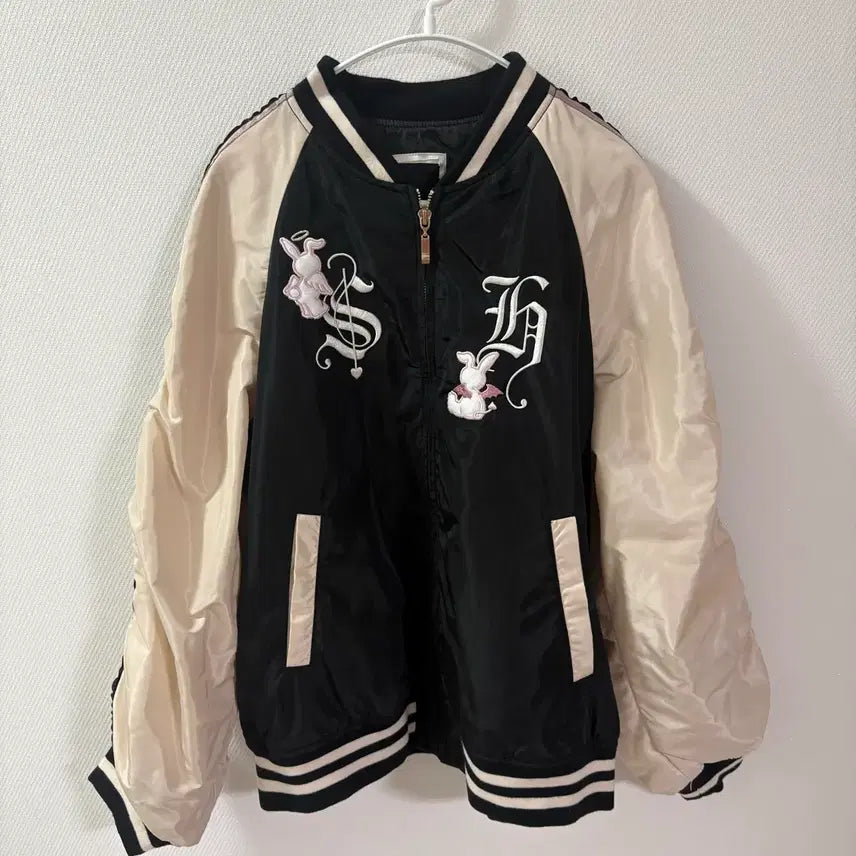 [BUNJANG] Honey Cinnamon Baseball Jacket / 허니시나몬 야구점퍼