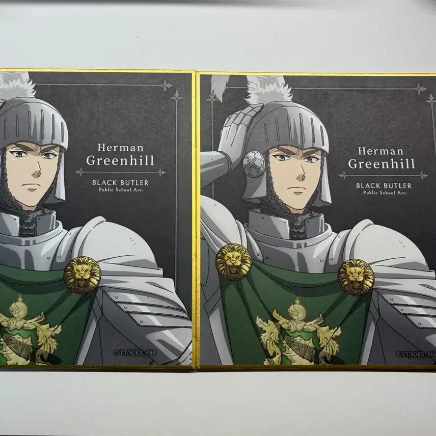 [BUNJANG] Black Butler Green Hill Illustration Board / 흑집사 색지 판매