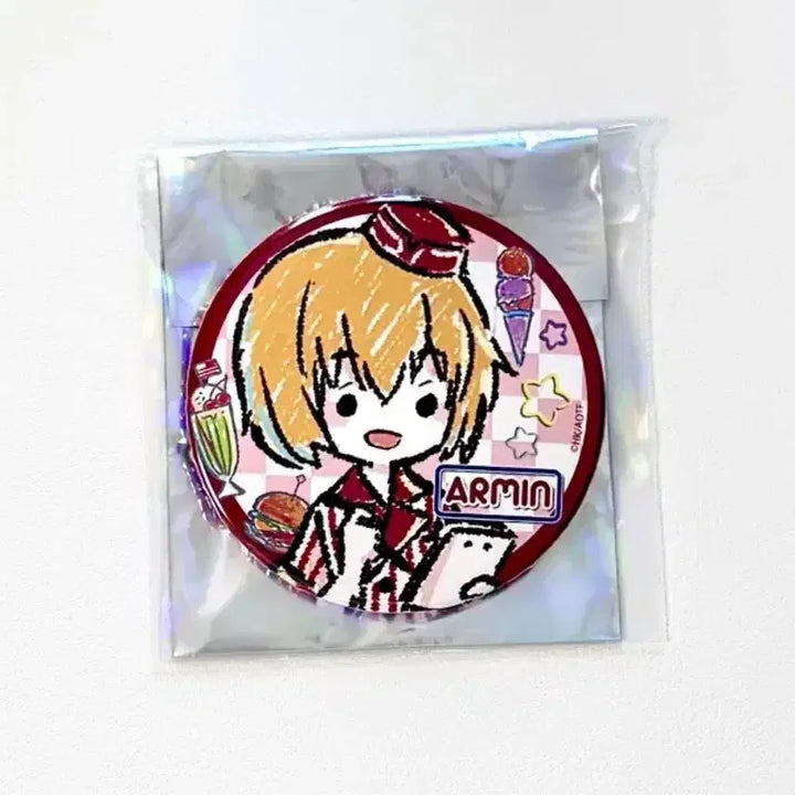 [SOLD OUT] 진격의거인 아르민 캔뱃지