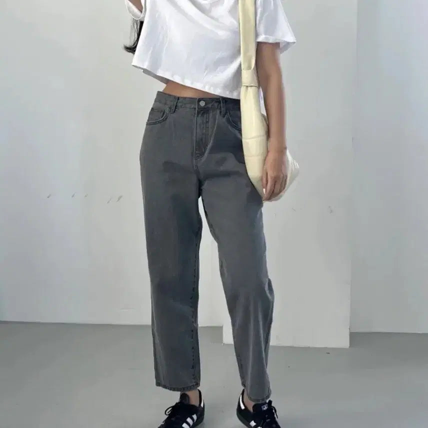 [BUNJANG] Kkallyang Pigment Washed Jeans Grey 26 New / 깔량 피그먼트 워싱진 진그레이 26 새상품