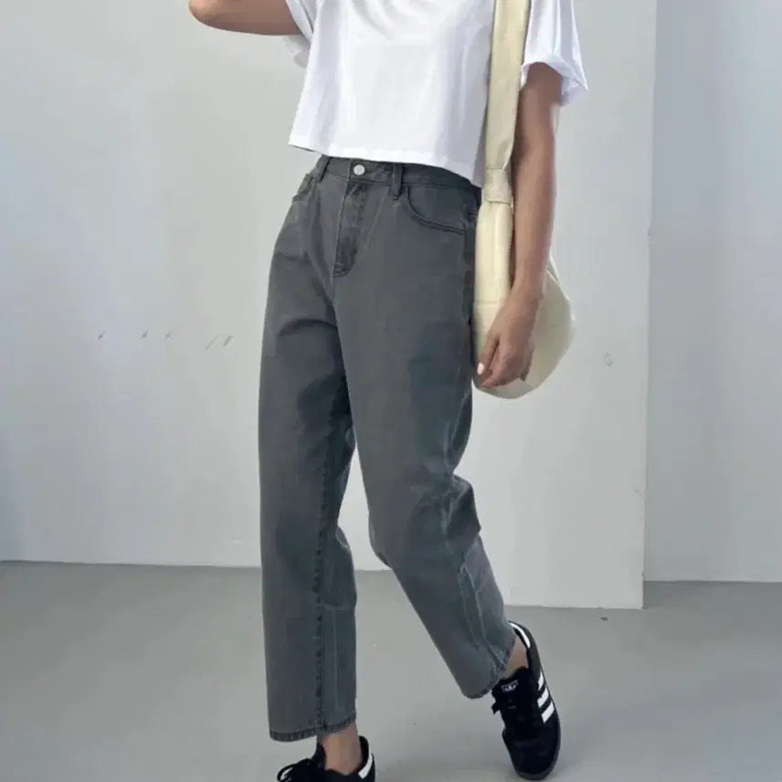 [BUNJANG] Kkallyang Pigment Washed Jeans Grey 26 New / 깔량 피그먼트 워싱진 진그레이 26 새상품