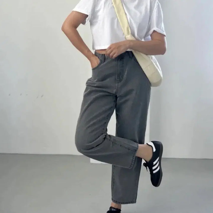 [BUNJANG] Kkallyang Pigment Washed Jeans Grey 26 New / 깔량 피그먼트 워싱진 진그레이 26 새상품