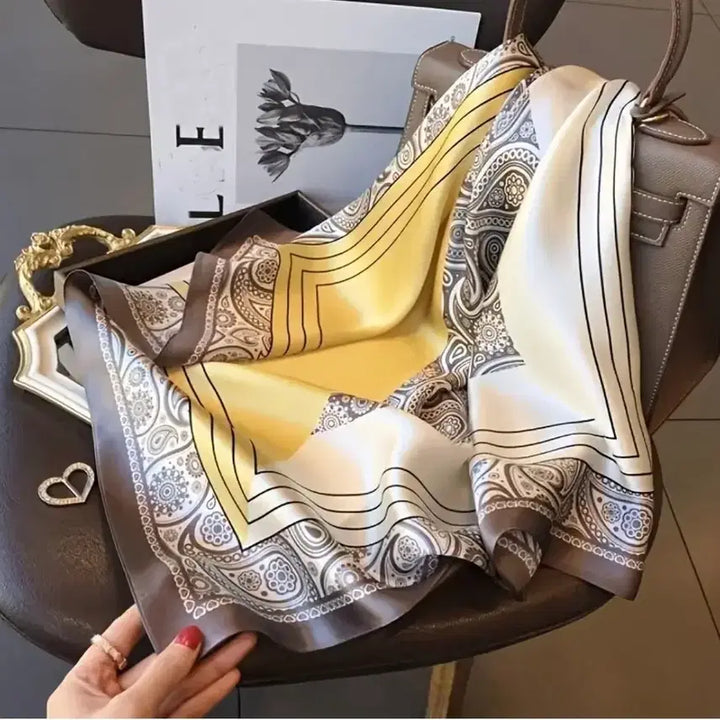 [BUNJANG] Paisley Pattern Scarf / 페이즐리 패턴 스카프(새상품)