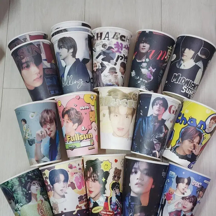 [BUNJANG] NCT Dream &amp; NCT 127 Haechan Birthday Cafe Cup Holder Bundle Set / 엔시티드림 엔시티127 해찬 생카 컵홀더 일괄