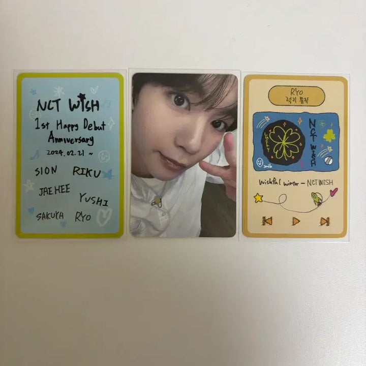 [BUNJANG] NCT WISH Ryo 1st Anniversary Lucky Draw Photocard / NCT WISH 료 1주년 럭키 포토카드 포카