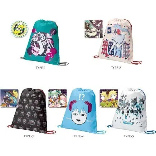 [BUNJANG] Hatsune Miku 2014 Happy Kuji Napsack Bag / 하츠네 미쿠 2014 해피 쿠지 냅삭 끈 가방 굿즈 보컬로이드