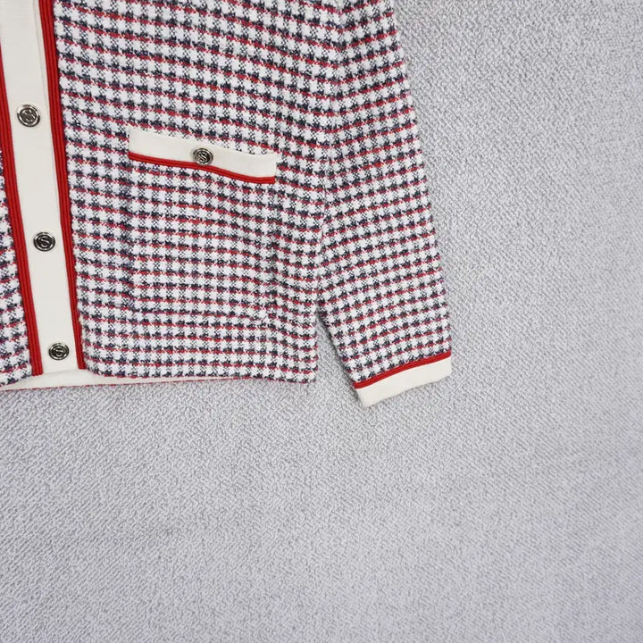 [SOLD OUT] 산드로 여성 자수패치 오버핏 니트 가디건 1size