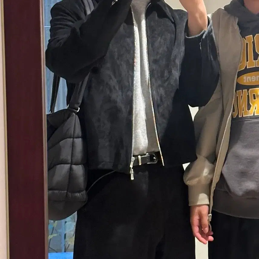 [BUNJANG] Tonywack Suede Blouson Black / (M) 토니웩 스웨이드 블루종 블랙