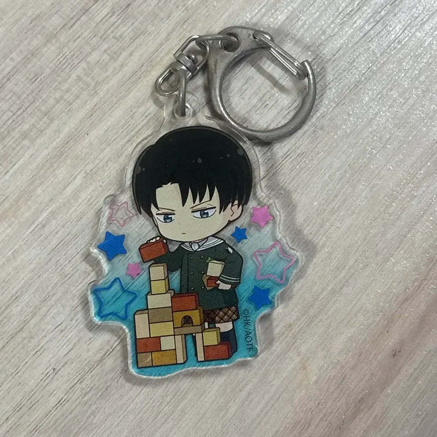 [BUNJANG] Attack on Titan Levi SD Rare Acrylic Keyring / 진격의 거인 진격거 리바이 sd 희귀 아크릴 키링