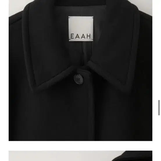 [BUNJANG] EAAH Short Coat - Black / EAAH 이아 숏 코트 블랙