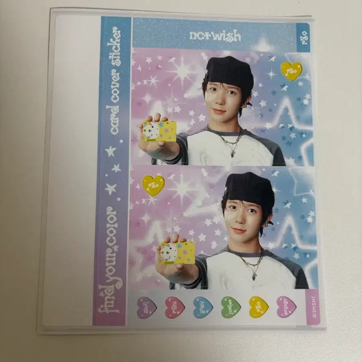 [BUNJANG] NCT WISH Card Cover Sticker / 엔시티위시 NCT 위시 카드스티커 컬러팝업