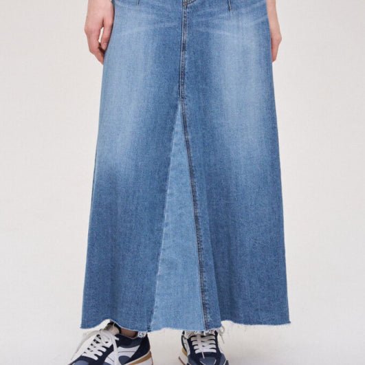 [BUNJANG] System 2024 Denim Flare Skirt Size 64 / 한섬 시스템 2024 데님 플레어 스커트 64size