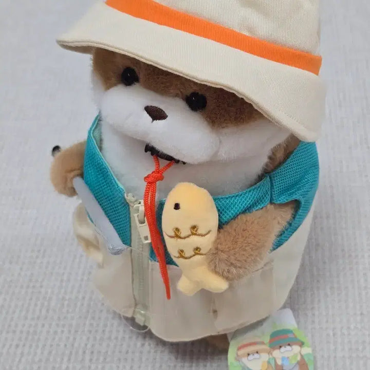 [BUNJANG] Uso Uso Chan Brown Fishing Doll / 낚시 우소우소짱 브라운 27cm인형