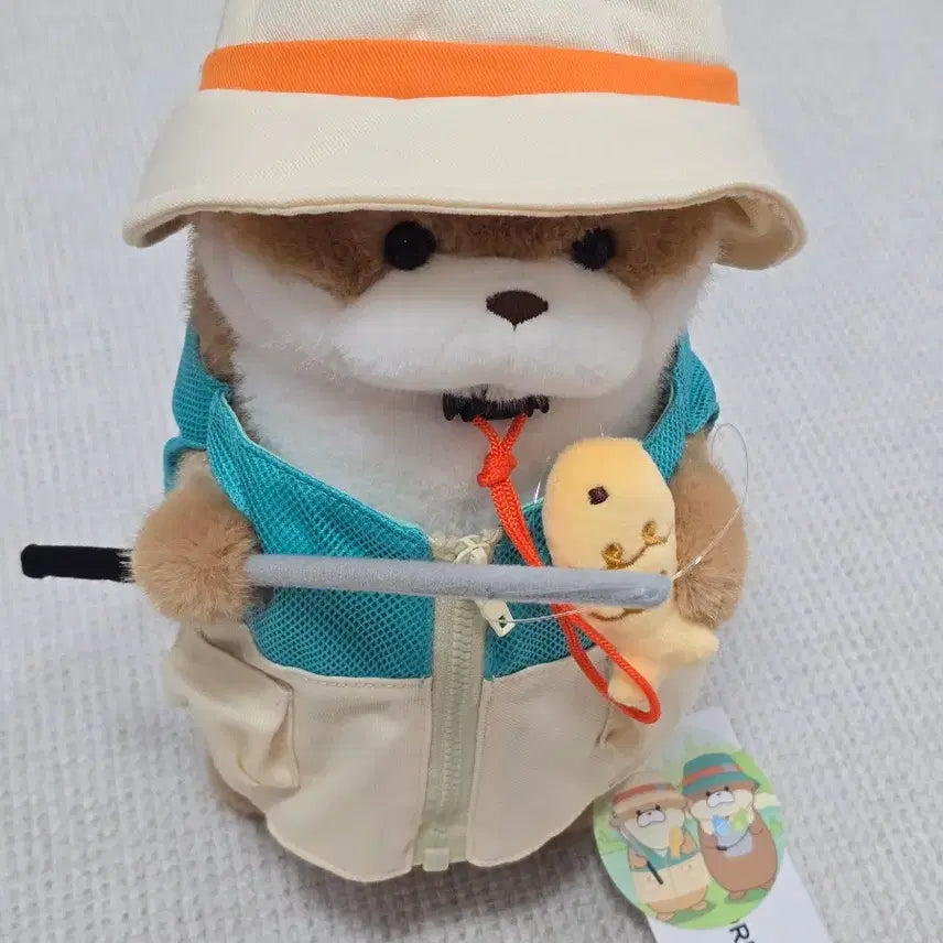[BUNJANG] Uso Uso Chan Brown Fishing Doll / 낚시 우소우소짱 브라운 27cm인형