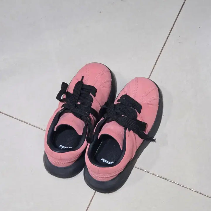 [BUNJANG] Equaliv Madeline Pink Sneakers 250 / 이퀄비 마들렌 핑크 스니커즈 250