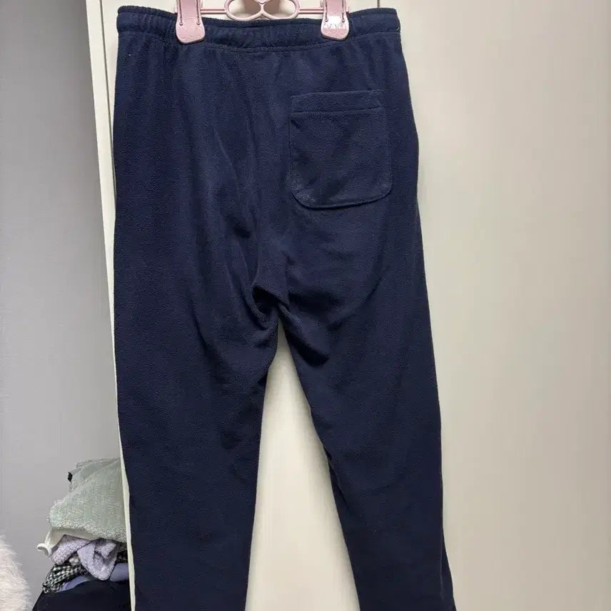 [BUNJANG] Navy Fleece Lined Pants Size L / 네이비 기모 바지 플리스바지 L사이즈