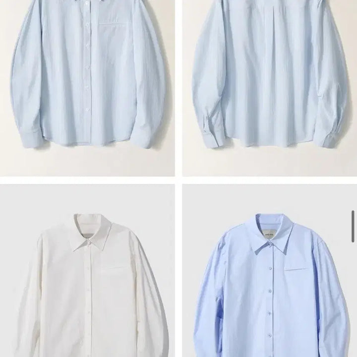 [BUNJANG] 앤유 WATERLOO Volume Sleeve Shirt - Blue / 앤유 WATERLOO Volume sleeve shirt 볼륨 셔츠 블루