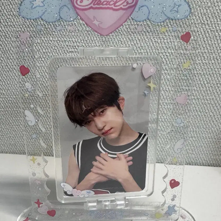 [BUNJANG] NCT WISH Sion Acrylic Turning Stand + Photocard / 엔시티 위시 시온 아크릴터닝 스탠드 포카