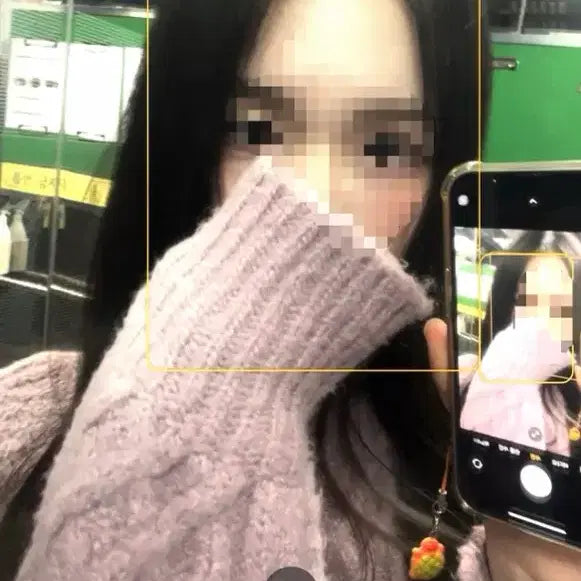 [BUNJANG] Purple Cable Knit Sweater / 연보라 꽈배기 니트 퍼플