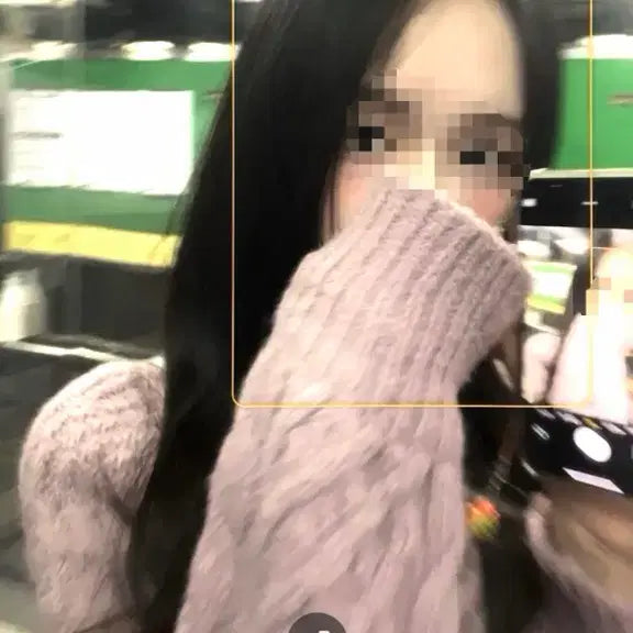 [BUNJANG] Purple Cable Knit Sweater / 연보라 꽈배기 니트 퍼플