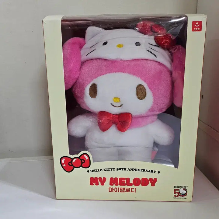 [BUNJANG] Sanrio Hello Kitty 50th Anniversary My Melody Plush Doll / 산리오 헬로키티 50주년 마이멜로디