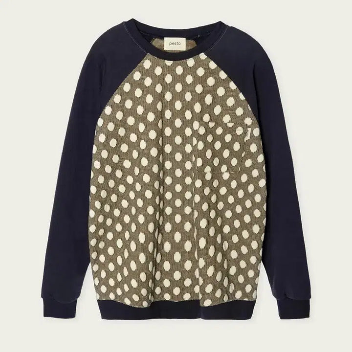 [BUNJANG] Pesto Dot Dot Raglan Sweatshirt / 페스토 도트 맨투맨 DOT RAGLAN SWEATSHIRT