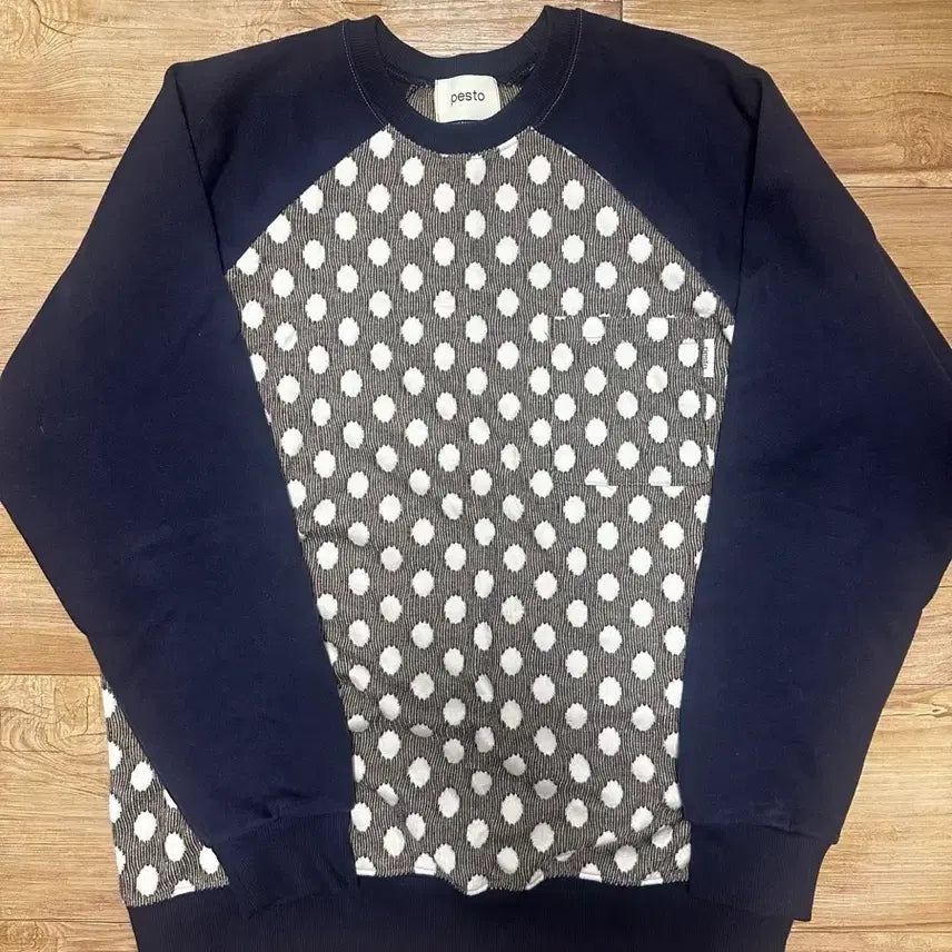 [BUNJANG] Pesto Dot Dot Raglan Sweatshirt / 페스토 도트 맨투맨 DOT RAGLAN SWEATSHIRT
