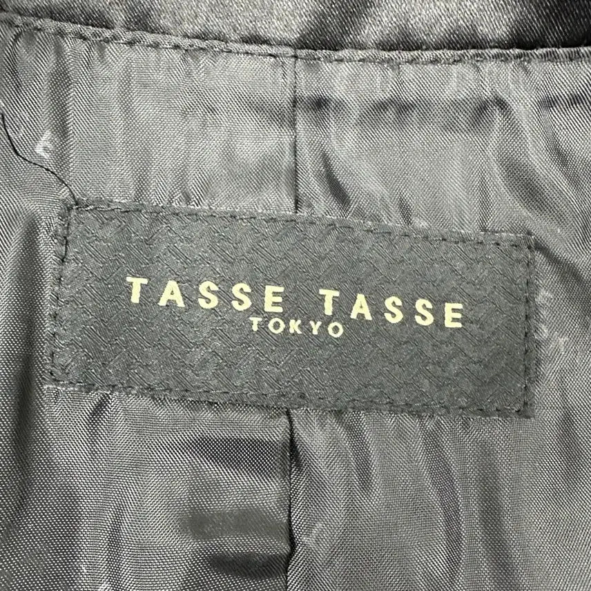 [BUNJANG] TASSE High-Neck Asymmetrical Coat / 타스타스 하이넥 사선 오버랩 코트