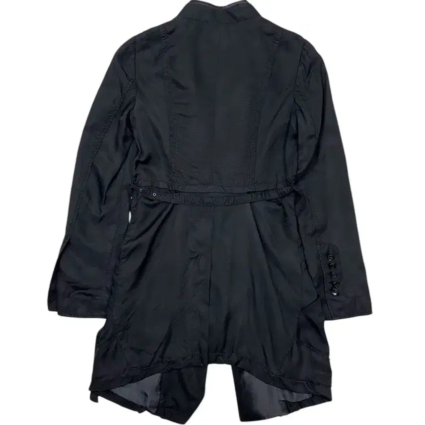 [BUNJANG] TASSE High-Neck Asymmetrical Coat / 타스타스 하이넥 사선 오버랩 코트
