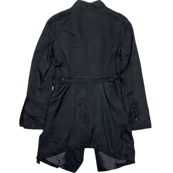 [BUNJANG] TASSE High-Neck Asymmetrical Coat / 타스타스 하이넥 사선 오버랩 코트