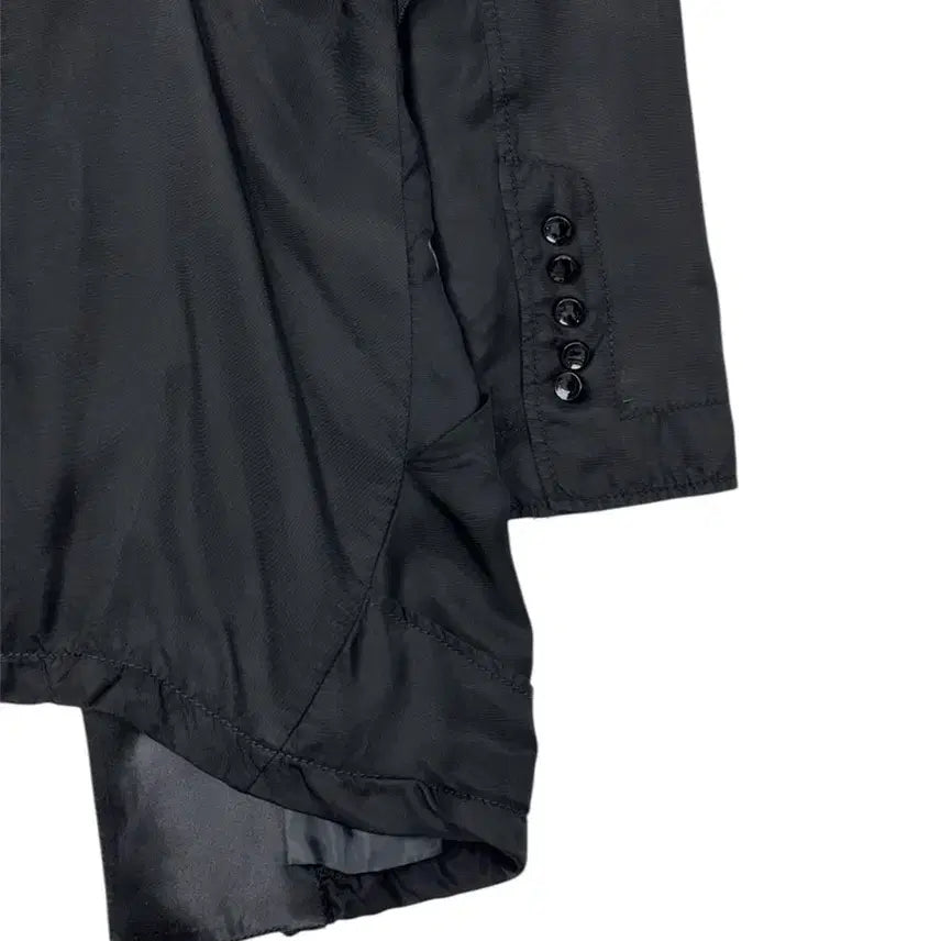 [BUNJANG] TASSE High-Neck Asymmetrical Coat / 타스타스 하이넥 사선 오버랩 코트