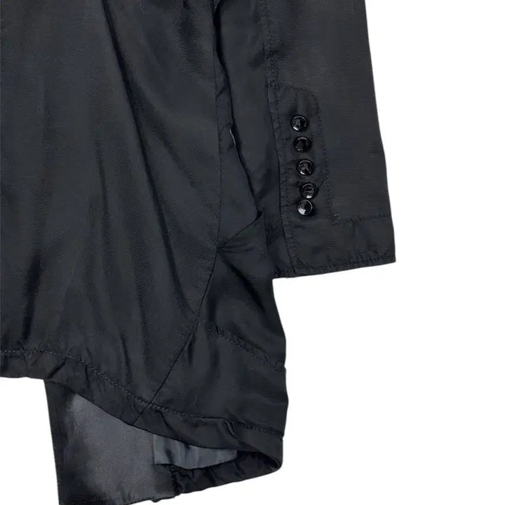 [BUNJANG] TASSE High-Neck Asymmetrical Coat / 타스타스 하이넥 사선 오버랩 코트
