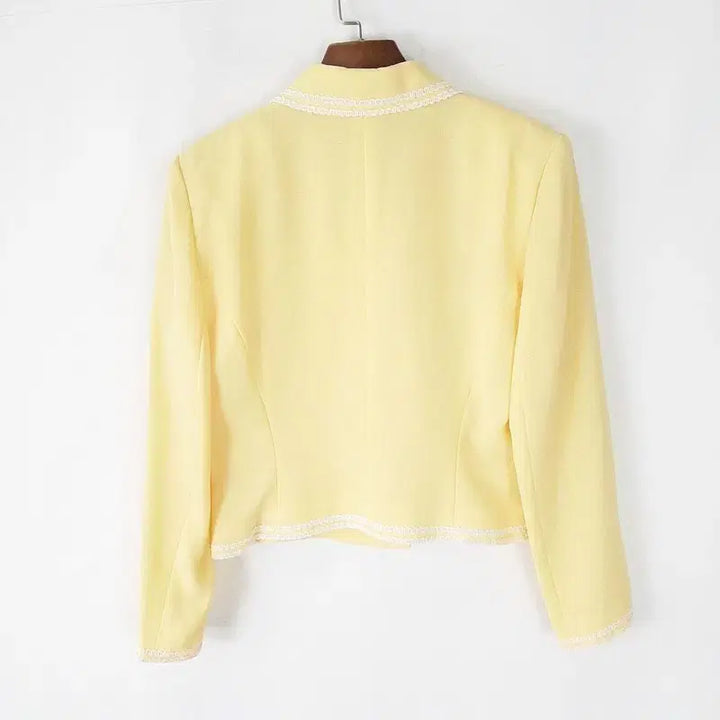[BUNJANG] HILDA Lace Collar Crop Jacket M / HILDA 레이스카라 크롭자켓 M