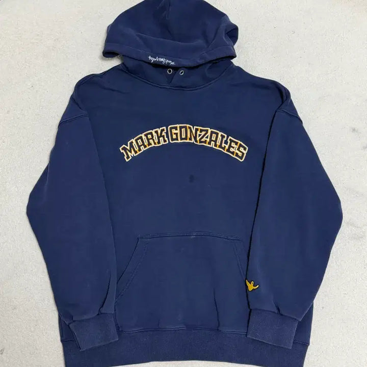 [BUNJANG] Mark Gonzales Navy Hoodie L / 마크 곤잘레스 네이비 후드티 L