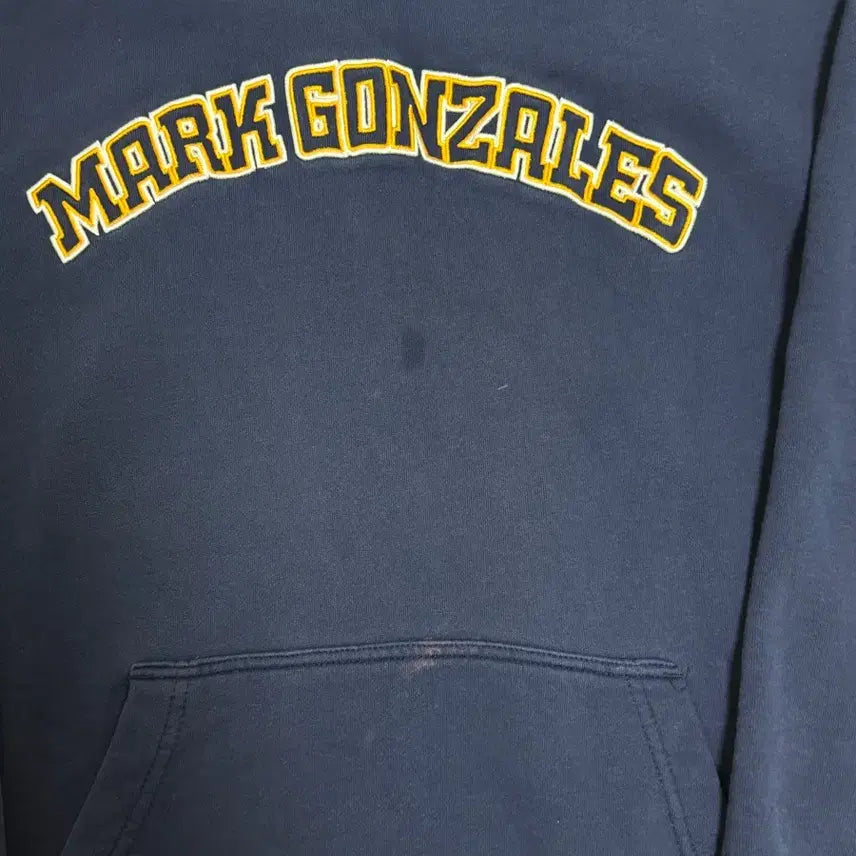 [BUNJANG] Mark Gonzales Navy Hoodie L / 마크 곤잘레스 네이비 후드티 L