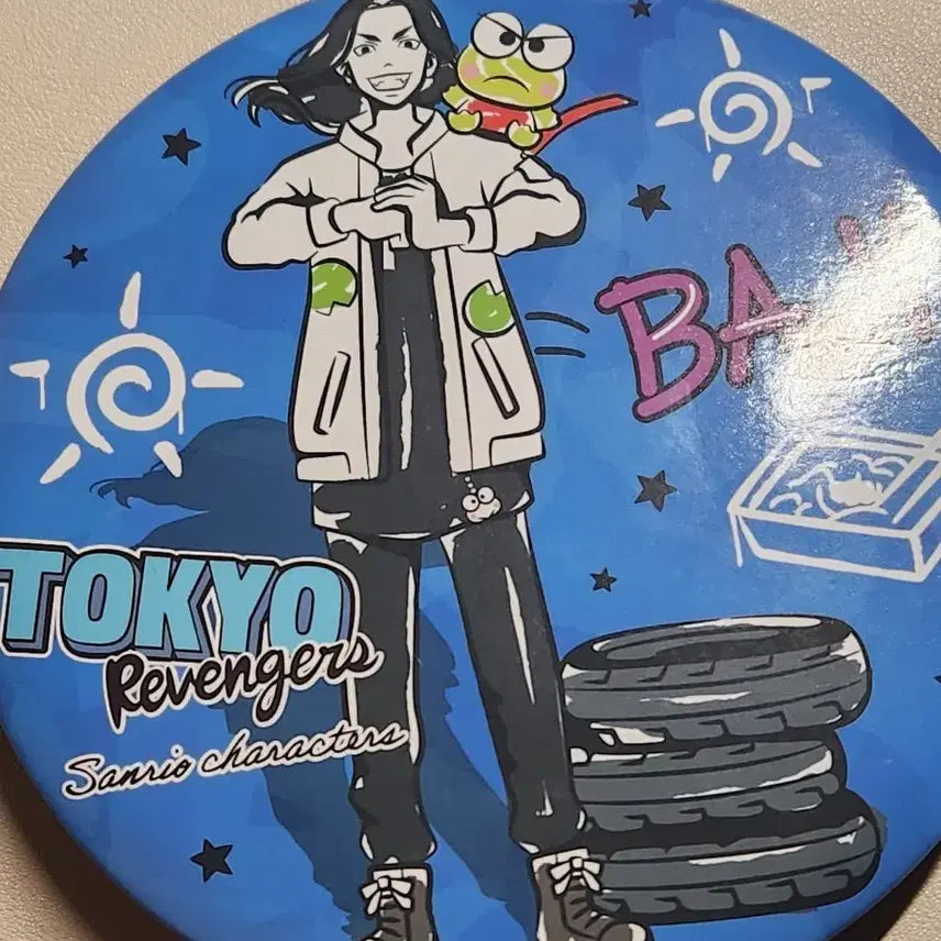 [BUNJANG] Tokyo Revengers Sanrio Keisuke Baji Badge / 도리벤 산리오 콜라보 바지 케이스케 대왕 뱃지