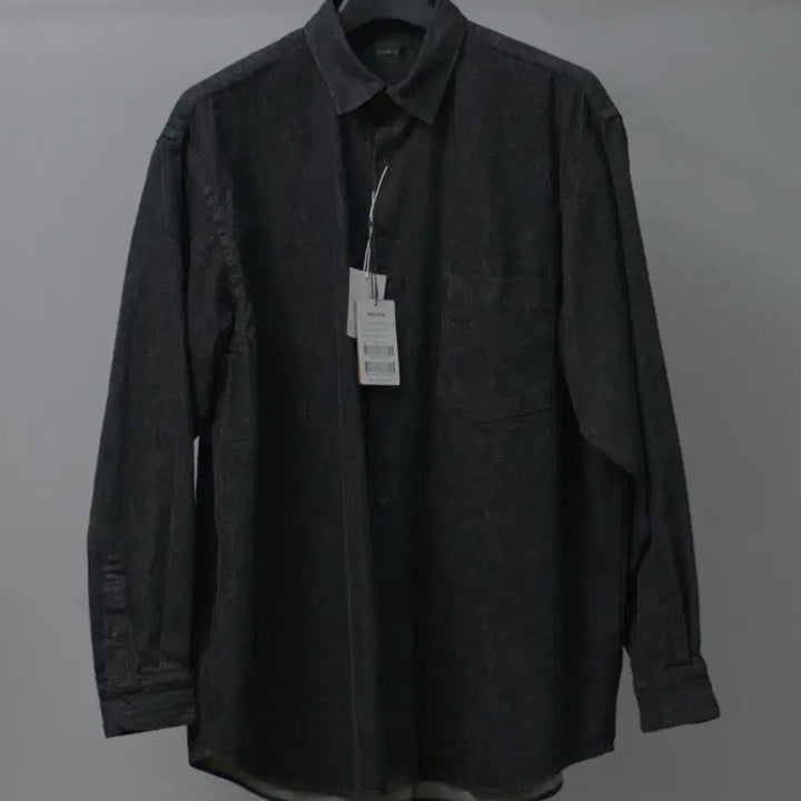 [BUNJANG] Kommori Denim Shirt Black Ecru 5 / 코모리 데님 셔츠 블랙 에크루 5