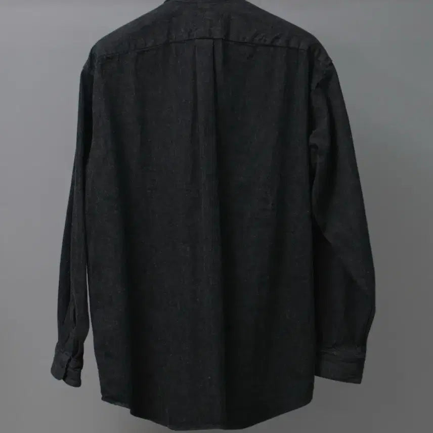 [BUNJANG] Kommori Denim Shirt Black Ecru 5 / 코모리 데님 셔츠 블랙 에크루 5