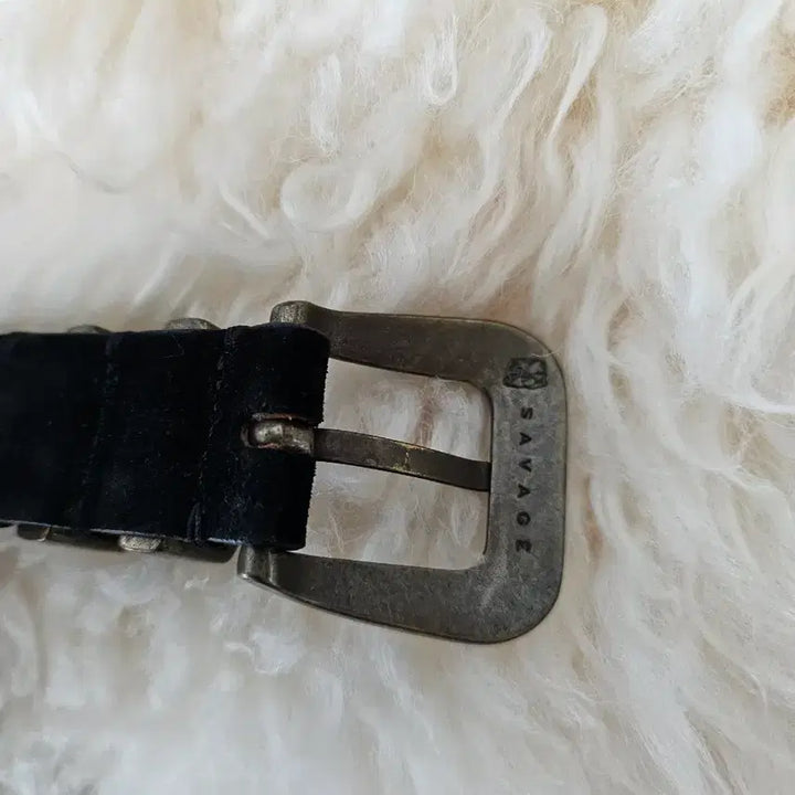 [BUNJANG] Savage 110 Brass Buckle Suede Belt (L) / 세비지/110/황동 벨트/스웨이드/ L 사이즈