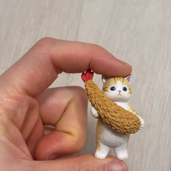 [BUNJANG] Mofsand Shrimp Tempura Cat Figure Set / 모프샌드 새우튀김 피규어3개