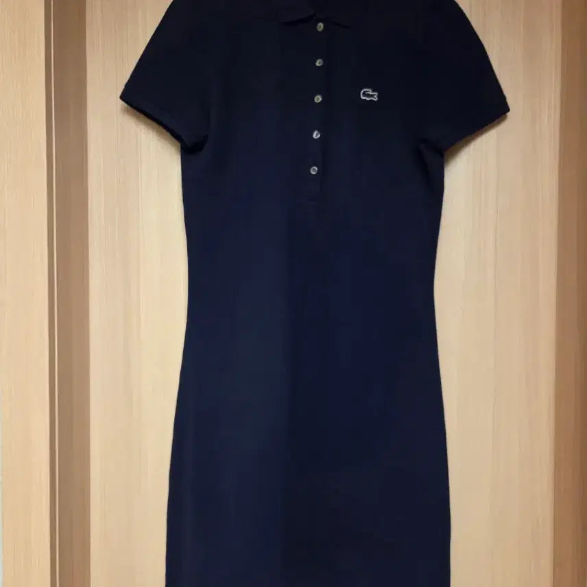 [BUNJANG] Lacoste Navy Polo Dress / 라코스테 네이비 카라 PK 원피스 38(55)