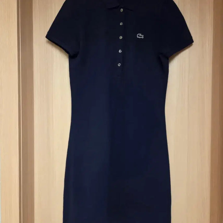 [BUNJANG] Lacoste Navy Polo Dress / 라코스테 네이비 카라 PK 원피스 38(55)