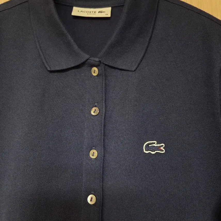 [BUNJANG] Lacoste Navy Polo Dress / 라코스테 네이비 카라 PK 원피스 38(55)