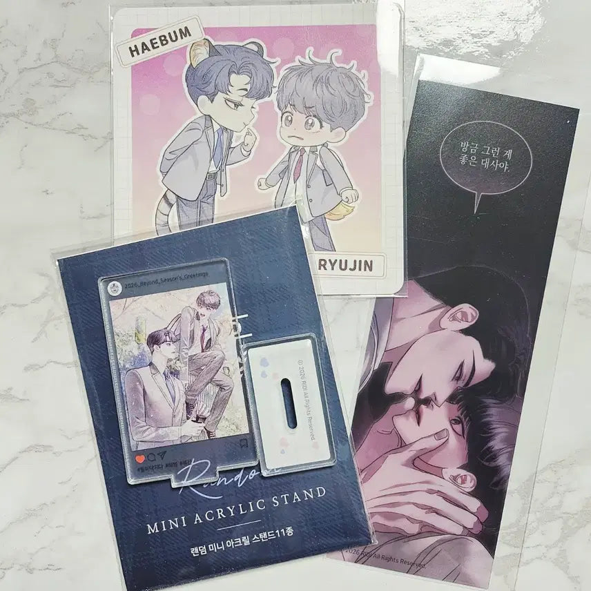 [BUNJANG] Fantazit Ridego Set of 5 Mini Standee and Coaster Bundle / 판타지트 리디고 들이닥치다 미니스탠드 5특 코스터 일괄