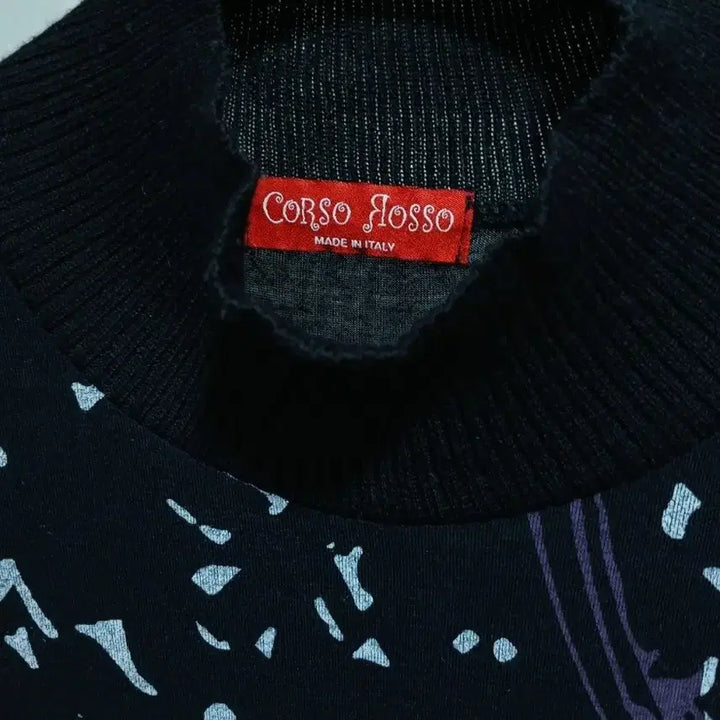 [BUNJANG] CORSO ROSSO Italian Jersey Turtle Neck T-Shirt / 이태리 저지형터틀넥티