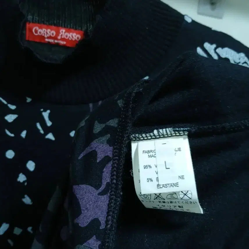[BUNJANG] CORSO ROSSO Italian Jersey Turtle Neck T-Shirt / 이태리 저지형터틀넥티
