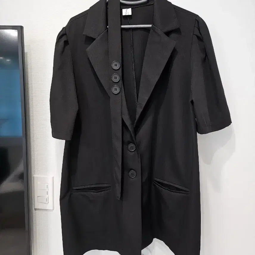 [BUNJANG] Summer Oversized Black Jacket / 여름 오버핏 자켓