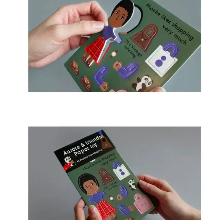 [BUNJANG] Ulalala 1537 Paper Toy 4-Piece Set / [일괄/미개봉/새상품]울랄라/ 1537 페이퍼토이 4종세트