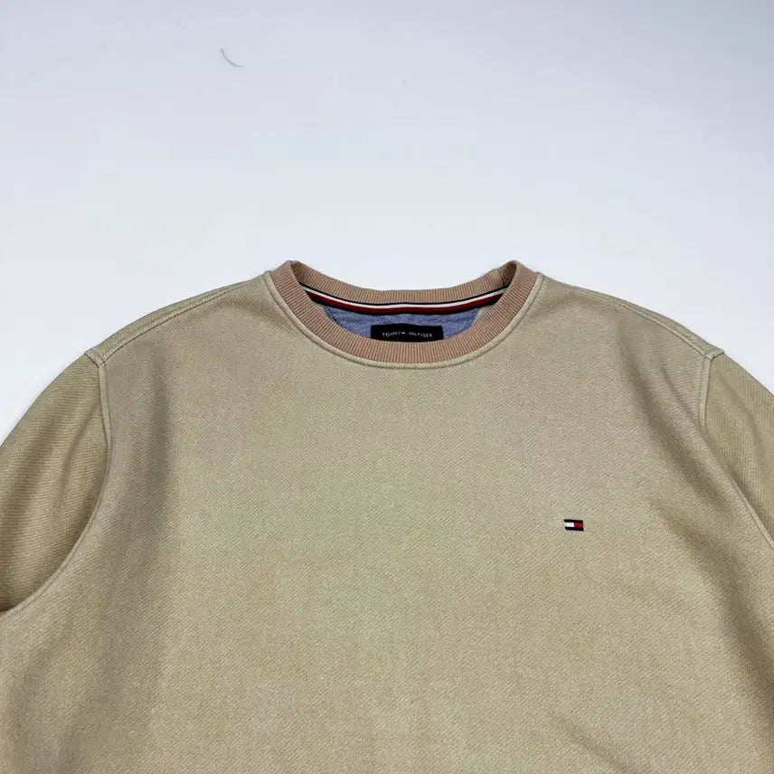 [BUNJANG] Tommy Hilfiger Minimal Classic Sweatshirt / (S) 타미힐피거 미니멀 클래식 스웻셔츠 맨투맨