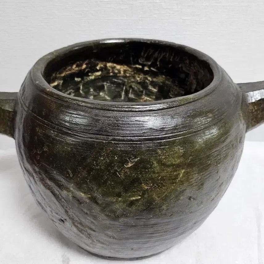 [BUNJANG] Korean Antique Soapstone Brazier / 옛날 조선시대 곱돌화로 돌화로 극희귀 화로 옛날화로  전통화로 방짜  짜